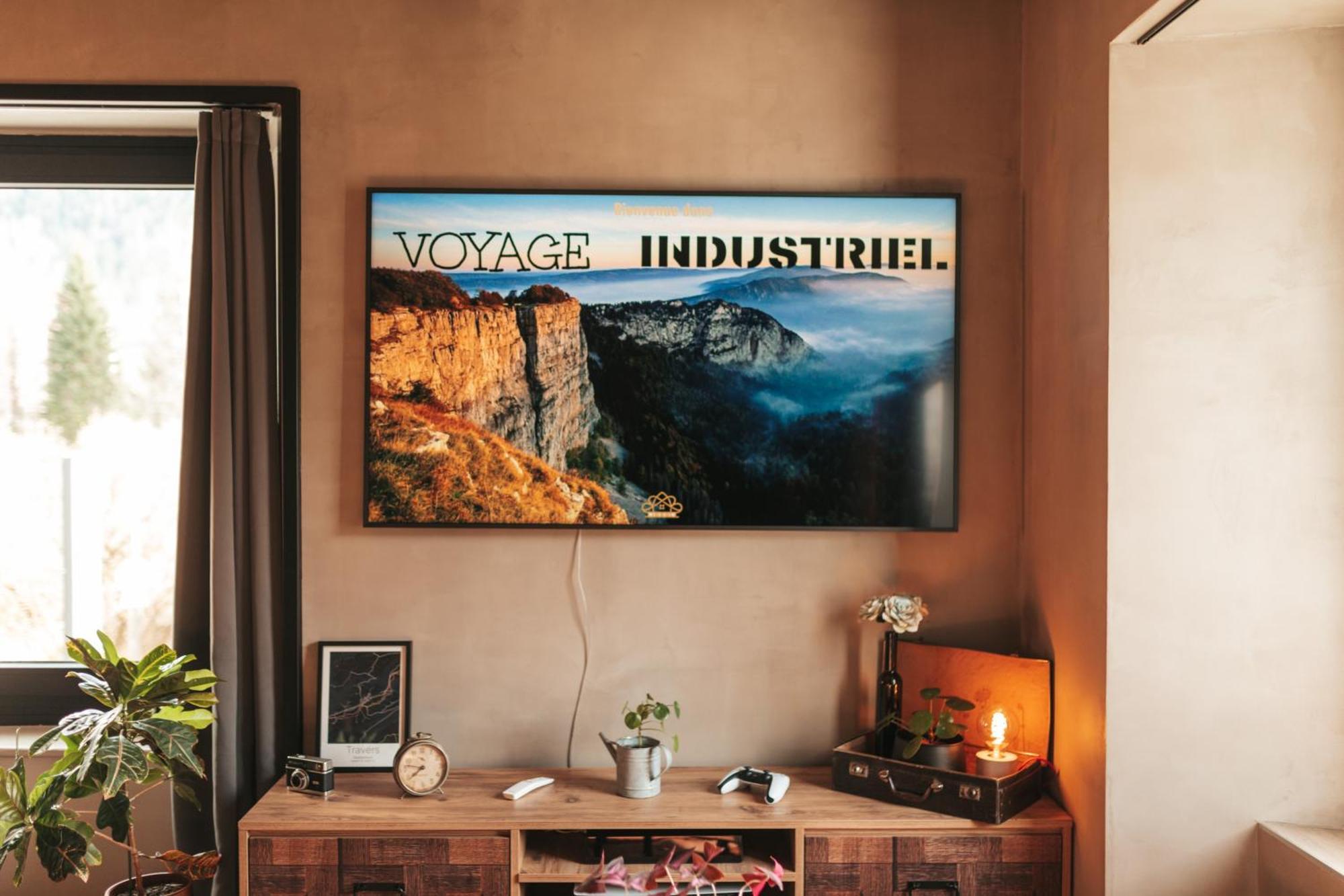 Appartement Thematique: Voyage Industriel Travers Buitenkant foto